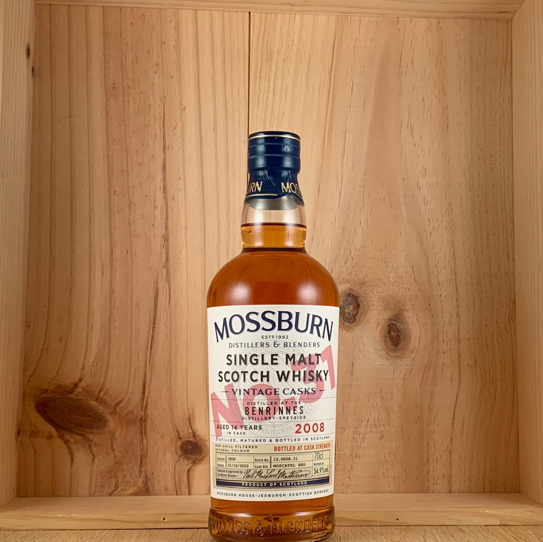 2008 Mossburn Vintage Cask Royal No.31 Benrinnes Single Malt Whisky