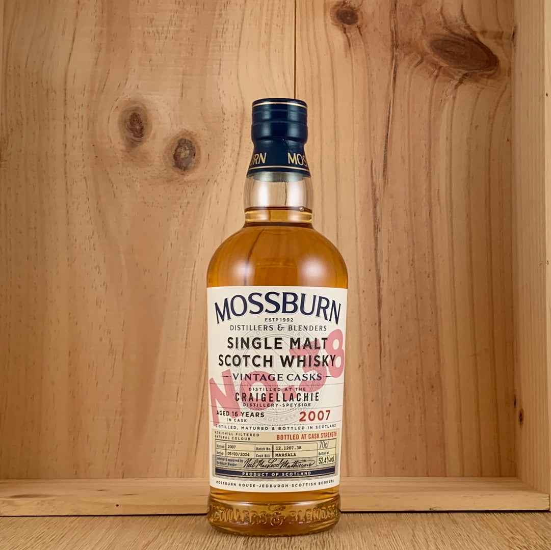 2007 Mossburn Vintage Casks No.38 Craigellachie, 52.4%ABV